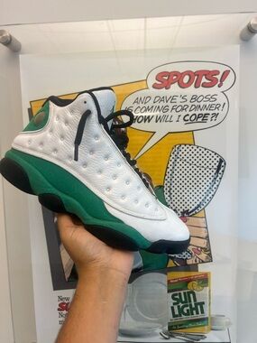 Air Jordan retro 13 lucky green size 10.5 used